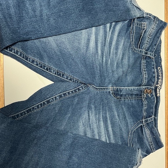 Women's Blue Boot Cut Jeans - Picture 5 of 5